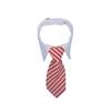 Corbata de Navidad para Mascotas Pajarita Corbata Rayada Cuadros Collar Bufanda Babero Bufanda Cuello Falso Pañuelo Nudo