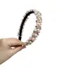 Diadema Estilo Coco Chanel Perla Tweed Retro Exquisita Lujo Ligero Muestra Temperamento Alto Valor Salida Diaria Versátil Tocado