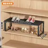 Zapatero con Particiones en Capas Zapatero Artefacto de Almacenamiento Zapatero Multicapa para el Hogar Organizador con Puerta de Partición en Capas