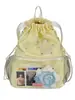 Mochila Leve de Grande Capacidade para o Trabalho, Estilo Novo de Início de Outono, com Visual Bonito, Fresco e Doce, para Meninas de Estilo Anime