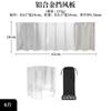 Estufa de camping para exteriores, deflector de viento, ultraligera, de aleación de aluminio, plegable, con pestillo, 10 unidades, con bolsa de tela