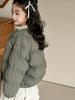 Chaqueta de plumas para niña Little Red Fish Abrigo de moda de invierno para niños 2026 Invierno Blanco Plumón de pato Engrosado Cálido Superior Moderno