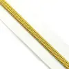 Fabricante Personaliza Cremalleras de Nylon con Dientes Tipo 3 y Tipo 5, Tiras de Dientes Electroplateadas para Bolsas de Empaque, Ropa, Textiles para el Hogar y Cremalleras con Dientes Metálicos de Imitación