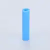 Canudo de Aço Inoxidável Silicone Boca Grau Alimentício 6mm/8mm Anti-Dente Batida Metal Canudo Silicone Cabeça Protetora Tampa