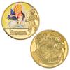 Monedas Conmemorativas de Dragon Ball Son Goku Vegeta Monedas de Anime Monedas de Metal Fundido Mercancía Regalos Coleccionables