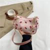 Bolso de Cadena de Diseño Nicho para Mujer 2024 Nuevo Verano Bolso de Mano con Estampado de Fresa de Alta Gama Bolso de Hombro/Axila