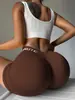 Pantalones de running de verano para exteriores transpirables de secado rápido, leggings exteriores transpirables, shorts de yoga con cintura en V que realzan los glúteos para mujer