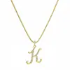 Nuevo Cadena de Serpiente de Aleación Creativa Simple con Incrustaciones de Diamante Cadena para Clavícula Dorada para Mujer