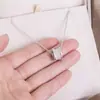 Versión Alta CNC Collar de Cerámica Baojia para Mujer Oro Rosa Primavera Hombrecito Rojo Estilo Benéfico Cadena para Clavícula Cintura Pequeña