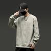 Sudadera para Hombre Nueva Talla Grande Estampada con Grafiti Camiseta de Manga Larga Tops Básicos Casuales Sueltos de Primavera y Otoño para Hombre