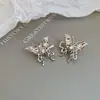 Hebilla de Cintura de Mariposa con Pedrería Estilo Europeo y Americano para Mujer, Ceñidor de Cintura Simple y de Moda Anti-Exposición para Jeans, Accesorio Ajustable al por Mayor