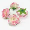 Capullos de Rosa Pequeños Simulados Cabezas de Flores de Tela de Seda Materiales para Manualidades de Guirnaldas Accesorios para el Cabello Accesorios para Arreglos Florales de Pared de Fondo de Boda Suelo