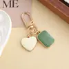 Etsy liga metálica pingente óleo gota coração de amor chaveiro de porta série liga metálica chaveiro de desenho animado criativo chaveiro de bolsa chave