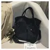 Bolsas para Mulheres 2023 Nova Tendência Estilo Coreano Moda Bolsa Tote de Lona Versátil Bolsa Transversal Grande Capacidade Bolsa de Ombro