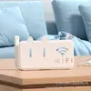 Caja de Almacenamiento para Decodificador de TV Montada en Pared Inalámbrica Sin Taladro Estante para Router Caja de Almacenamiento en Pared