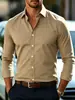 Camisas para Hombre Talla Europea Transfronterizas Amazon Aliexpress Sitio Independiente Camisas para Hombre Commute de Negocios Camisas Finas