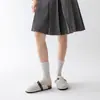 Calcetines Gruesos Cálidos de Lana Otoño/Invierno 2025, Tejido Grueso Clásico para Casa Color Sólido Calcetines Caídos de Media Pantorrilla para Mujer