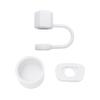 Xiyin Conjunto de 3 Peças de Tampa de Silicone Anti-Vazamento para Stanley Cup Porca de 10mm Tampa para Canudo Tampa Anti-Vazamento à Prova de Poeira Anti-Incrustante