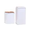 0.1kg Lata Cuadrada de Medio Libra para Té Lata de Hierro Universal Té Negro Té Verde Caja de Empaque para Té Hoja de Lata Caja Vacía