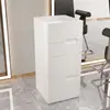 Nuevo Gabinete de Herramientas para Barbería Gabinete para Salón de Peluquería Carrito Móvil Gabinete de Almacenamiento de Herramientas de Madera Maciza Móvil Sin Instalación