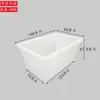 Caja Cuadrada de Tendón de Res Plástico de Grado Alimenticio Resistente a Ácidos y Álcalis Tanque de Agua Oxford Espesado Caja Plegable Cubo Rectangular Puede Ser Carrito