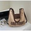 Bolsa Tote Transfronteiriça 2025 Nova Moda Retrô Grande Capacidade Commuter Versátil Mochila Design de Nicho Bolsa de Ombro