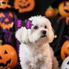 Halloween Mascota Red de Araña Lazo Pasador de Pelo Fiesta Festiva Decoración Divertida Accesorios para el Cabello Pasador de Fiesta