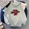 Abrigo informal de otoño e invierno con diseño cruzado, sudadera holgada con capucha de talla grande, top informal con estampado moderno que combina con todo para mujer