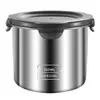 Acero Inoxidable 316 Tarro Sellado Tarro de Almacenamiento Grado Alimenticio Caja de Conservación Caja de Almacenamiento para Cereales de Cocina Tarro para Té Café