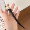 Vintage De Madeira Hairpin Estilo Antigo Simples Bola De Cabelo Headwear Sentido Fada Cabelo Disco Headwear Elegante Hanfu Grampo De Cabelo