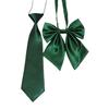 Traje de Camisa para Niños a Juego Corbata de Lazo Pajarita Uniforme de Escuela Primaria a Juego Lazo para Niñas Cuello de Rendimiento