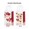 BD169 Comercio Exterior Día de San Valentín Tanabata Amor a Sub-Raya Regalo de Fiesta Bolso de Papel Kraft