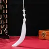 Lirio del Valle Borla Bucle de Borla Cordón Bolso con Cuentas Colgante para Coche Cuerda de Mango Hecha a Mano DIY Accesorios de Borla
