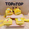 Llavero Serie Familiar de Piano de Garfield Juguetes Creativos Pequeños Regalos Llavero Exquisito Colgante para Bolso Venta al por Mayor