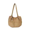 Bolso de hombro vintage esmerilado estilo francés para mujer, verano 2026 gran capacidad lujo ligero cuero suave de alta gama bolso de axila tote