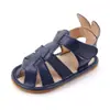 Sandalias para Niñas Piel Suave de PU Zapatos Romanos Estilo Coreano Sandalias Infantiles Verano Nuevas Sandalias para Bebés Modernas 2402