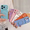 Funda Giratoria para iPhone 18 Pro Adecuada para Apple 18/17 Textura de Cuero 16/15 Diseño de Ojo de Pupila 14/13 Atracción Magnética