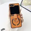 Estilo Ins Sensação de Alto Padrão Adequado para Capa de Celular Samsung Zflilp7 Dobrável Zflilp3 Anel Magnético Estilo Quente