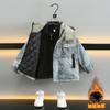 Chaqueta acolchada nueva de camuflaje para niños, estilo primavera y otoño, chaqueta desmontable de otoño e invierno para niños, cortavientos tres en uno para niños