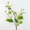Rama Artificial de Manzana de 90 cm para Decoración de Sala de Estar, Flores Falsas para Hoteles, con Hojas y Frutos, Ramas de Árbol Frutal al por Mayor, Accesorios para Fotografía