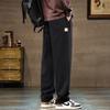 Pantalones Casuales Rectos de Algodón Puro para Hombre Primavera y Otoño 2024 Nueva Moda Trendy Sueltos Cómodos Combinan con Todo