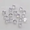 Fabricantes de origen circonita personalizada en forma de Corazón superficie plana blanca lisa 4*4-5*5 galvanizado adecuado para todo tipo de incrustaciones de joyería