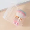 Novo Pincel para Pó de Unha Cabeça de Cogumelo Pincel para Base Recomendado pelo Xiaohongshu Portátil Transparente Base Pincel para Pó Solto Pincel de Maquiagem