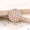 Criativo novo anel de diamante de pérola diy acessórios caso do telefone móvel material de beleza liga de zinco buraco sapatos acessórios de flores