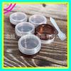 Frasco Sub-embalagem Creme Marrom 10ML Frasco Pomada Marrom 10g Pote Creme Facial Frasco Máscara Capilar Pote Redondo Pó Batom