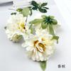 Cabeza de flor de peonía pequeña estilo Mori, tienda de bricolaje, horquilla, tocado de flores, material de flores falsas, corona de mesa para el hogar, caja de regalo, accesorios