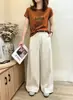 Camiseta de algodón acanalado para mujer de 220 g, fábrica de origen de Thirteen Lines, Guangzhou, top de manga corta ajustado, exclusivo mayorista de verano
