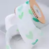 Estilo Coreano Coração Formato Fio de Neve Fita Laço DIY Acessórios de Cabelo Presente Floricultura Embalagem de Flores Chapéu de Palha Decorativo Fita Brilhante