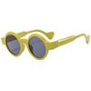 Gafas de Sol Redondas 2024 Simples Modernas Lujo Ligero Alta Gama Moda Europea y Americana Unisex