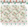 WX-Papel perolado de Natal 17g papel de embrulho à prova de umidade para doces de presente decoração de árvore de Natal com frutas papel de seda
